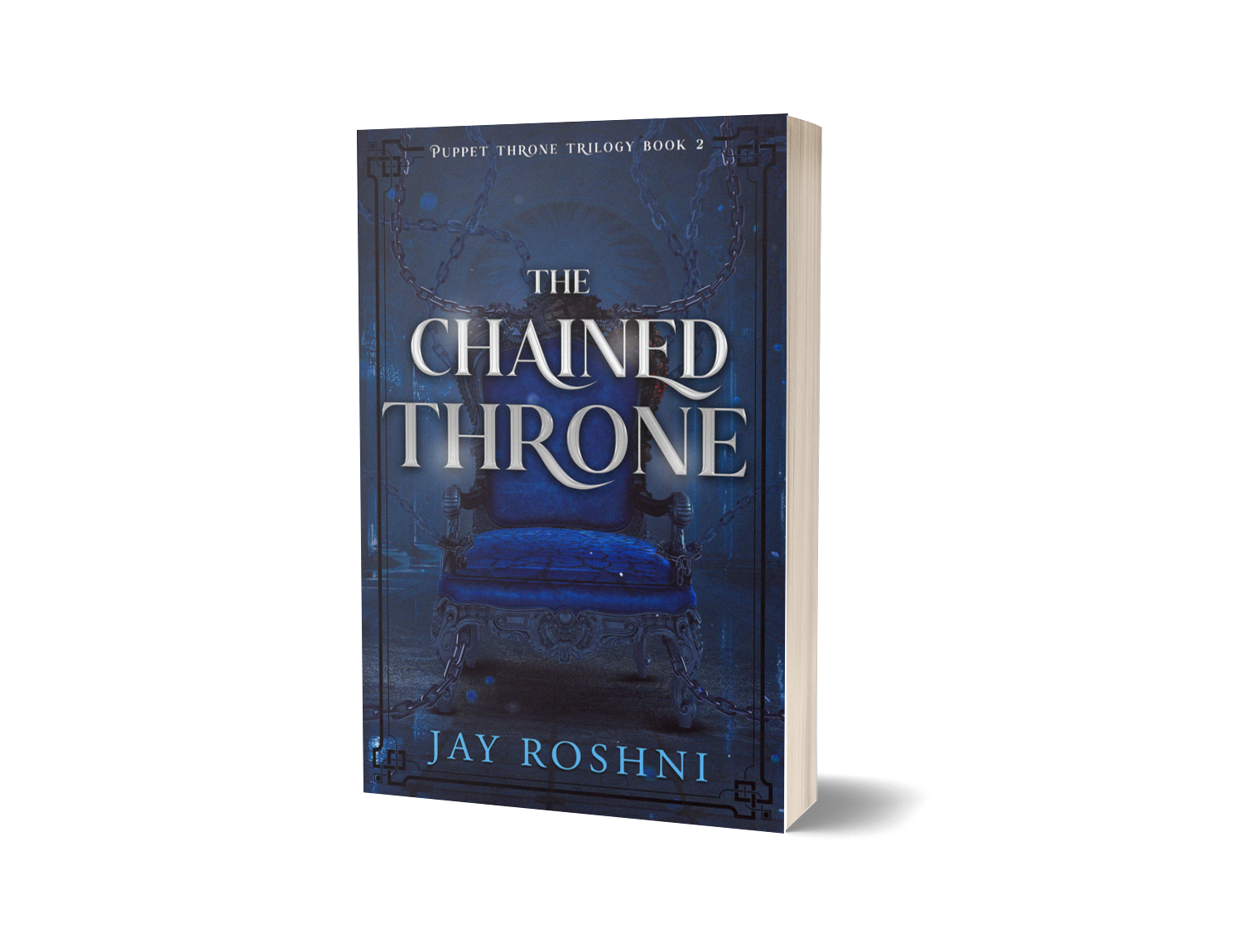 3d image of the book The Chained Throne